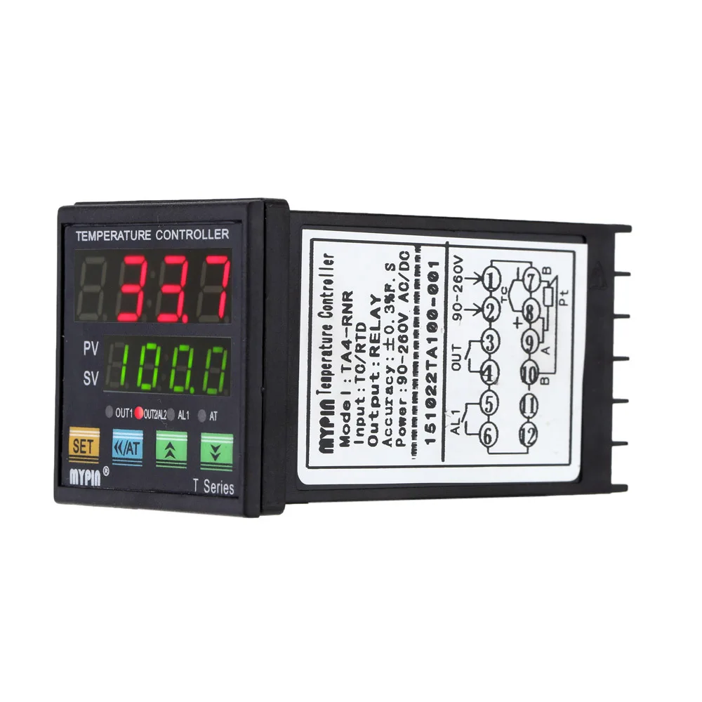 

Digital LED PID Thermometer Heat Cooling Control Temperature Controller thermostat RNR 1 Alarm Relay Output TC/RTD thermostat
