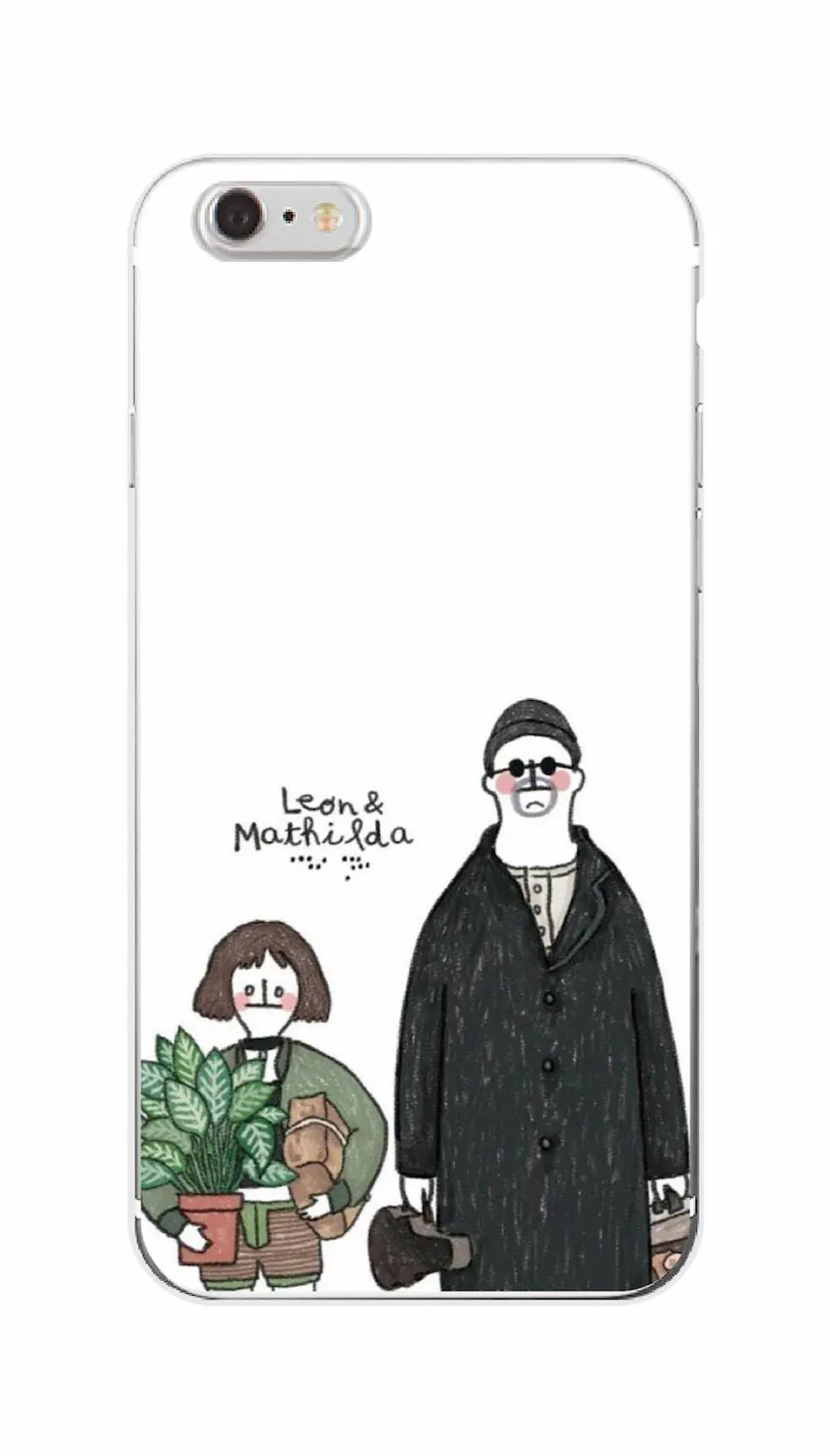Leon Matilda Натали Портман плакат по фильму Мягкий ТПУ чехол для телефона iPhone 12 11 Pro 7plus