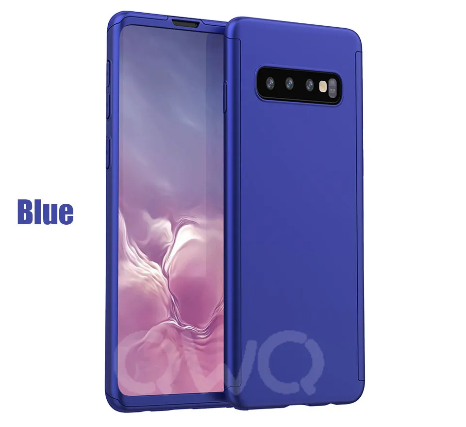 360 градусов Матовая коробка phoen, чехол для samsung Galaxy S8 S9 S10 Plus Note 9 8 полная Защита для samsung S10E S7 S6 PC задняя крышка