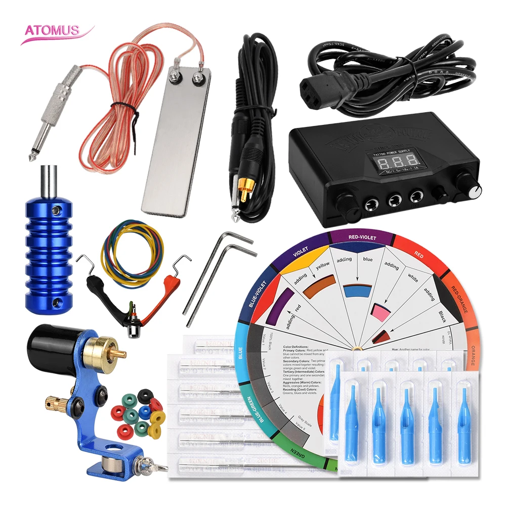 

Tattoo Machine Kits Iniciante Maquina Tatuaje Tattoo Starter Kit Set Machine Tatuajes Tatoo Tatouage Rotative Maquina De Tatuar