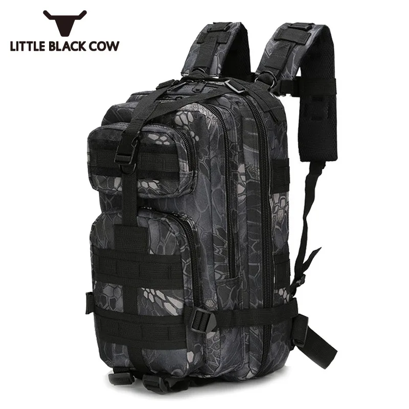 

25L Military Assault Pack Backpack Army Molle Waterproof Bug Out Bag Small Rucksack for Travel Shoulder Casual Pockets Mochila