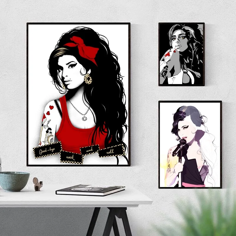 Алмазная картина красивая Amy Winehouse вышивка значки мозаика продажа рождественские