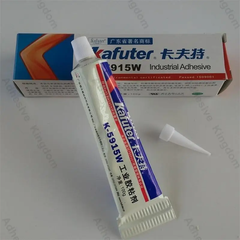 5 шт. Kafuter 100g K-5915W клейкий герметик белый огнестойкий силикон изоляционная Резина