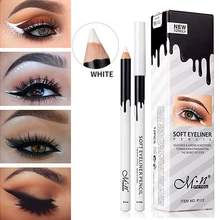 White Color Eyeliner Pencil Waterproof Long Lasting Easy To Wear Contour Eye Liner Pen Makeup Cosmetics