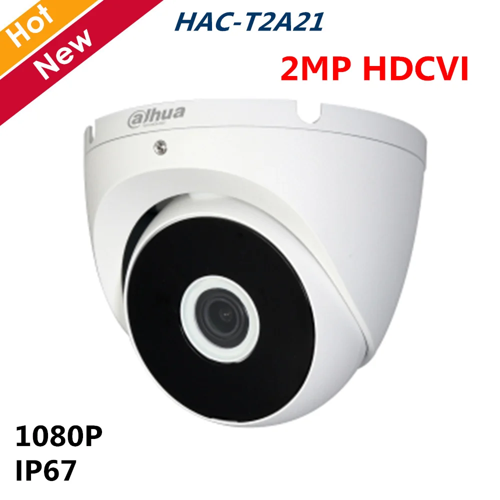 

Original Dahua Cooper 2MP Mini Camera HAC-T2A21 IR Eyeball HDCVI Camera Waterproof IR Distance 20m Cheap Price and Good quality