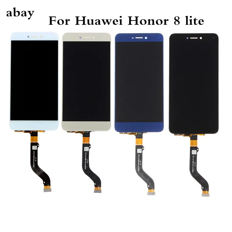 ЖК дисплей для HUAWEI Honor 8 Lite сенсорный экран 5 2 дюйма рамка Huawei фото датчик запасные