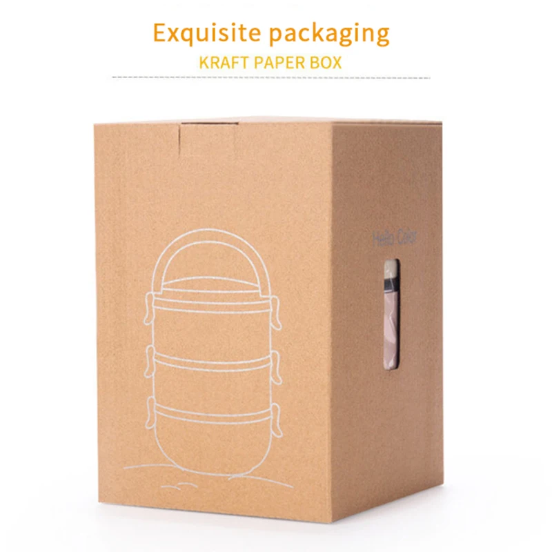 Японские коробки для бэнто, термоланч-бокс, герметичная коробка из нержавеющей стали, детский портативный контейнер для пикника и школы, контейнер для еды для пикника на открытом воздухе