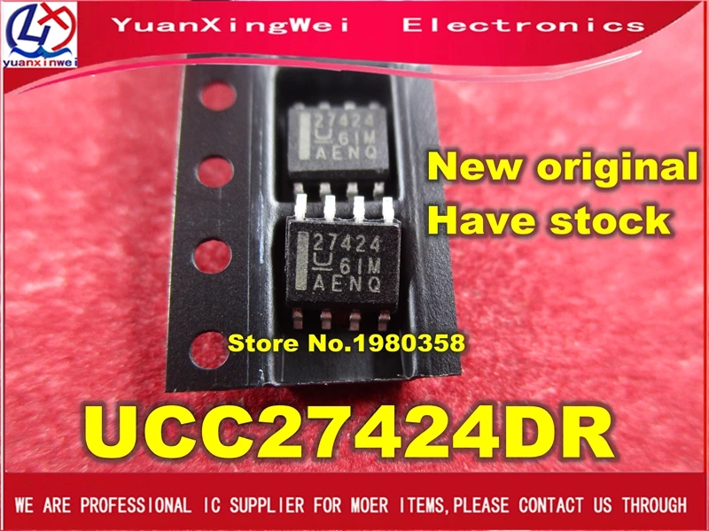 

10pcs Free Shipping UCC27424DR UCC27424 27424 Original authentic and new