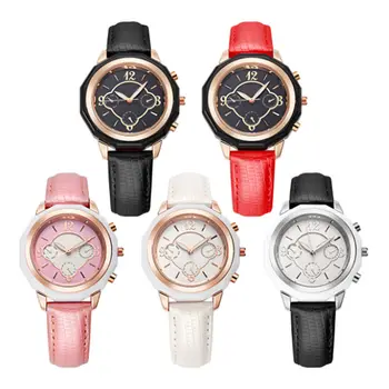 

Fashion Casual Watch Women Ladies Leather Wristwatches Dress Quartz Watch