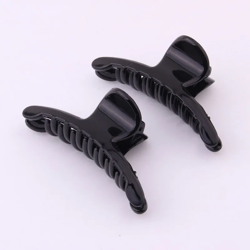 Fashion Simple Hair Claw Clips for Women Good Quality Plastic Crab for Hair Ponytail Holder Beauty Salon Tools Hairdressing . bow hair clip Hair Accessories