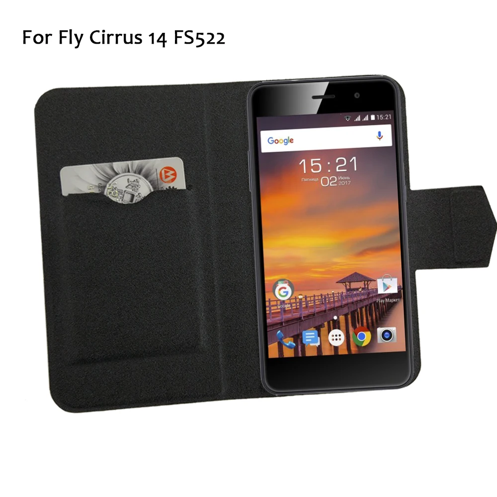 

5 Colors Hot! Fly Cirrus 14 FS522 Case Phone Leather Cover,Factory Direct Fashion Luxury Full Flip Leather Phone Shell Cases