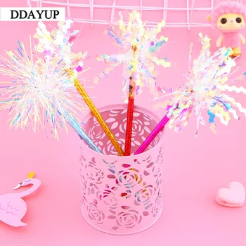 

4Pcs/lot Cute Glitter Ballpoint Pen Quality School Stationery Office Suppliers Pen Kids Gift Pen Tool