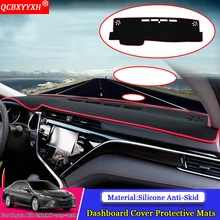 QCBXYYXH автомобиль-Стайлинг Dashboard Избегайте Light Pad полиэстер инструмент платформы чехол защитный коврик для Toyota 8th Camry