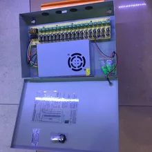 Мощность камеры 18CH DC12V 20A блок питания Распределительная Коробка CCTV камера видеонаблюдения для светодиодной ленты светильник питания