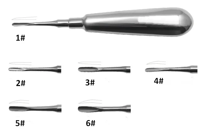 

1 PC Dental Root Elevator 3# DENTAL Elevator Surgical Instrument Dental Tool