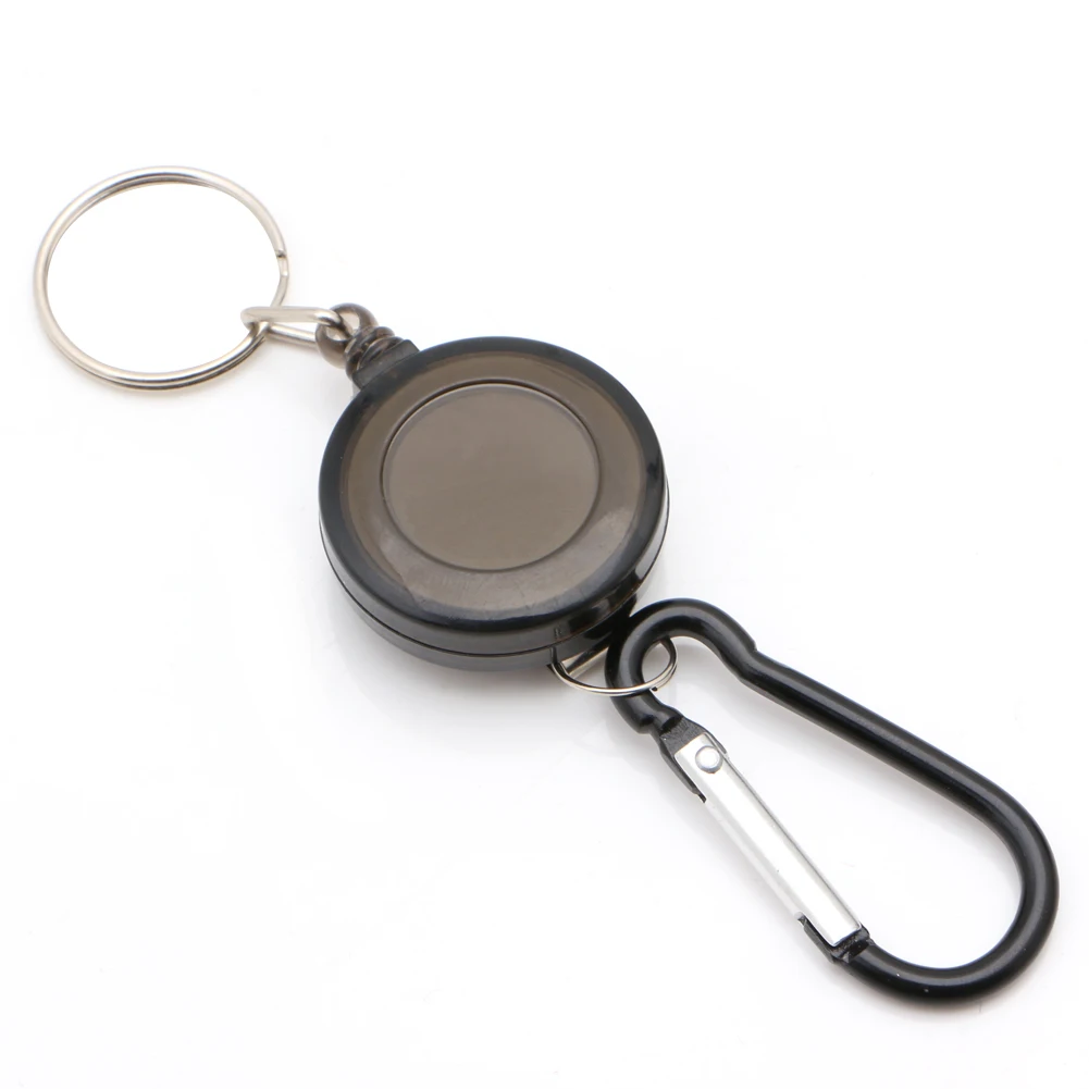 Badge Spreader Carabiner Recoil Retractable Reel Strap Belt Chain Ring Clip Key | Украшения и аксессуары