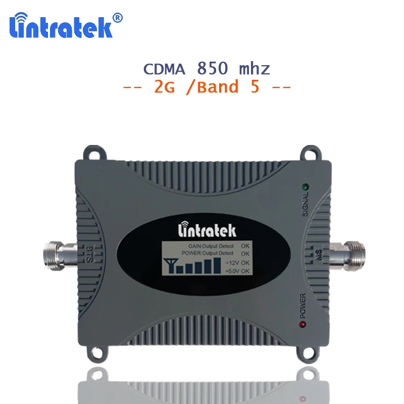 Усилитель сигнала Lintratek 850 МГц repetidor celular Band 5 CDMA/GSM Репитер 2G/3G|Усилители сигнала| |