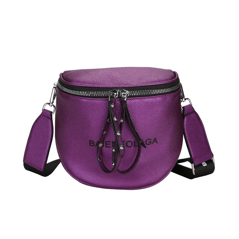 

2019 Crossbody Bags for Women Multicolor Shoulder Bag Female Soft PU Leather Messenger Bag Ladies Metallic Effect Small Handbag