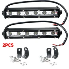 18 Вт 36 Вт 6 светодиодный белый Светодиодный точечный светильник, автомобильный Точечный светильник для внедорожников, поисковый светильник, рабочая лампа для джипа, внедорожника, лампа для вождения автомобиля, головной светильник