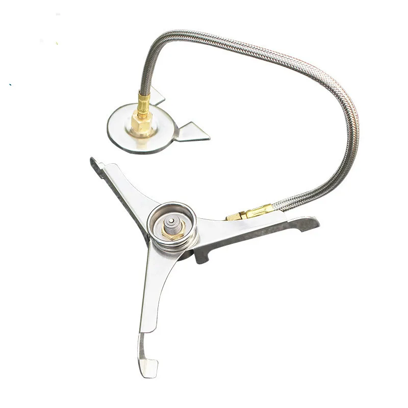 

Outdoor furnace head converter split gas connector long tank propane refill adapter butane switch tool