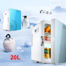 F-L18SA портативная морозильная камера 20 л миниатюрный холодильник, холодильник для дома автомобиля с двойным использованием компактный автомобильный холодильник 12/220 в температурные вариации