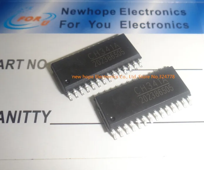 Новый последовательный USB чип hope CH341A CH341 SOP28 потеря сто | Электронные компоненты и