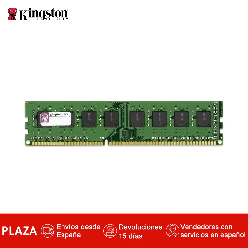 

Kingston Technology KVR13N9S8H/4 RAM 4 GB 1333 MHz DDR3 Non-ECC CL9 DIMM 240-Pin, 1.5 V Memory Module