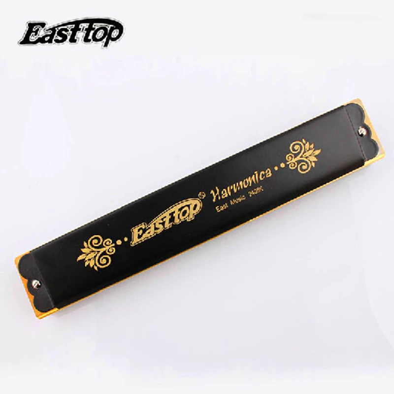 Tremolo Harmonica 24 Holes Armonica a Bocca C and C# Key Tremolo ...