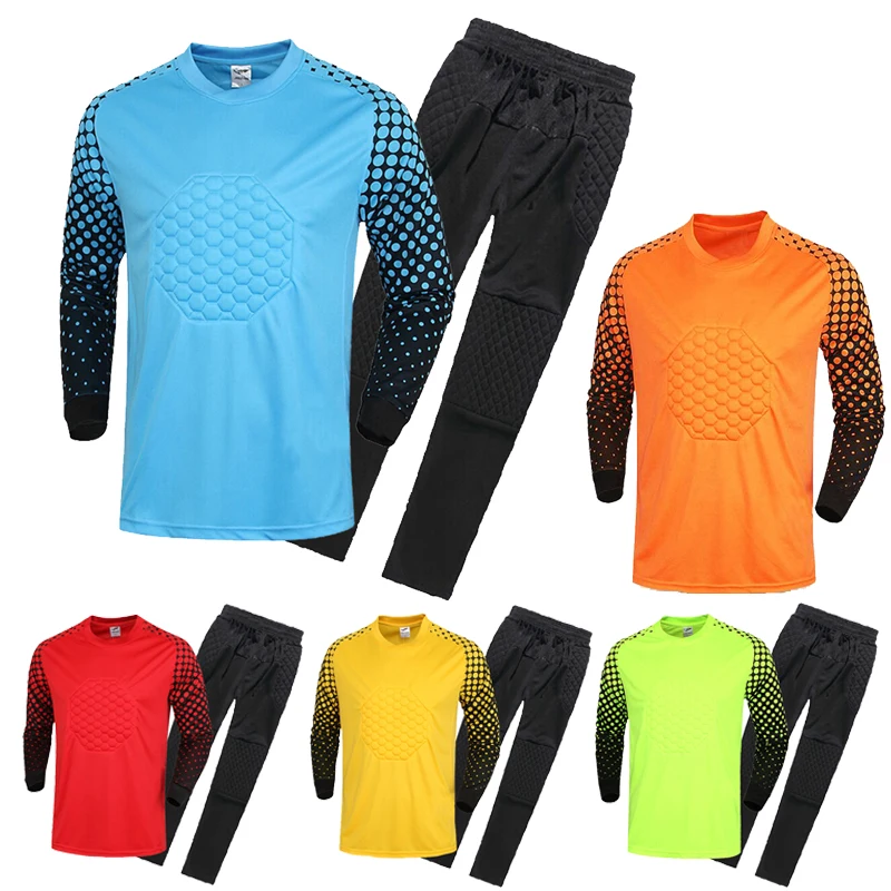 

Kids Survetement Football men Soccer Jersey Sets Football Goalkeeper Training Suit Uniforms Boys Football Goalie Tracksuits Kit