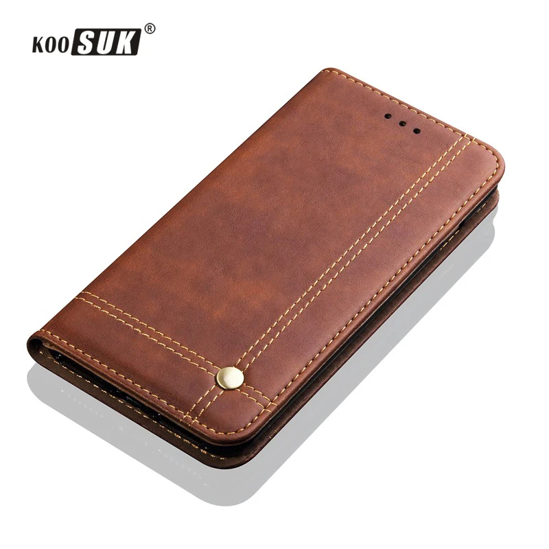 

Huawei Honor 7C Leather Cover Coque Hight Quality Retro Phone Protection Case For Huawei Honor 7C Pro Flip Wallet Adsorption Bag