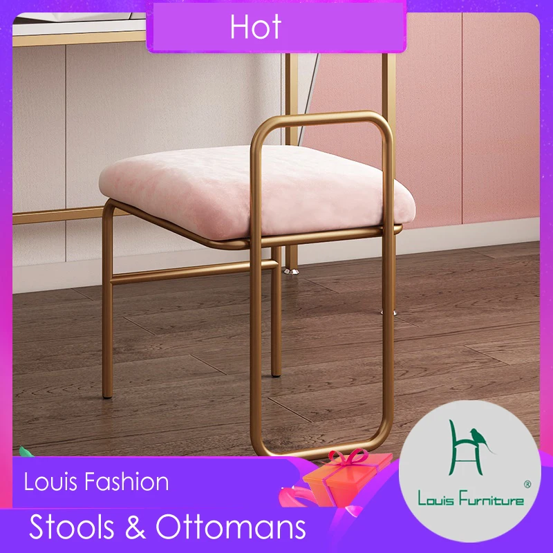 

Louis Fashion Stools & Ottomans Makeup stool modern simple dressing table stool makeup bedroom net red ins