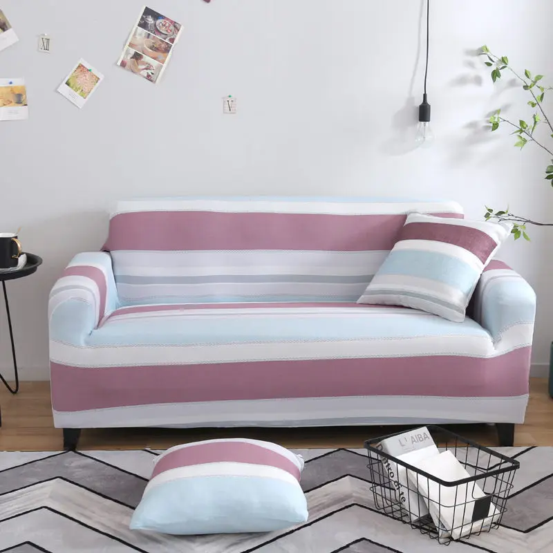 Чехол для дивана, упругие Угловые диванные чехлы для дивана, универсальный растягивающийся секционный мебельный чехол из спандекса для гостиной 001 - Цвет: 30189