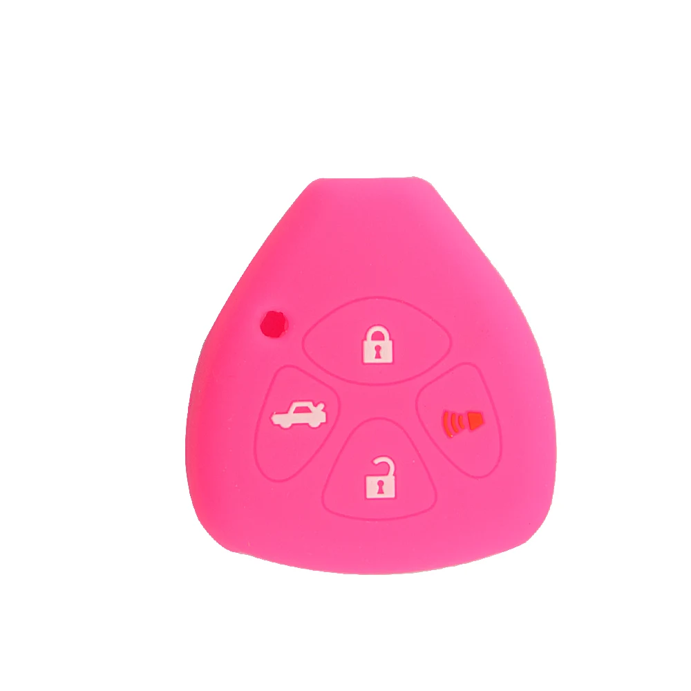 4 buttons silicone car key for Toyota 6