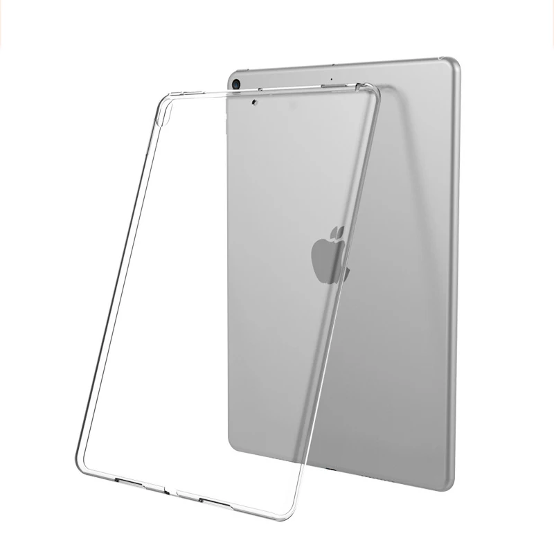 

For New iPad 2018 Case 9.7 inch TPU Silicon Transparent Slim Cover for iPad Air 1 Air 2 Air 3 Pro 10.5 Mini 1 2 3 4 5 Coque Capa