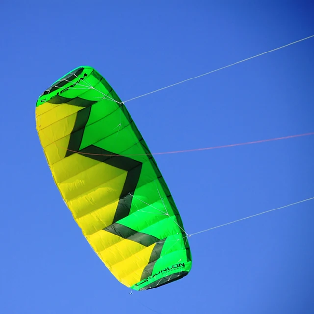 Cheap 3Sqm Sport Stunt Kite Quad Line Traction Kite Parafoil Kiteboarding Trainer Kite Kitesurfing For Beginners