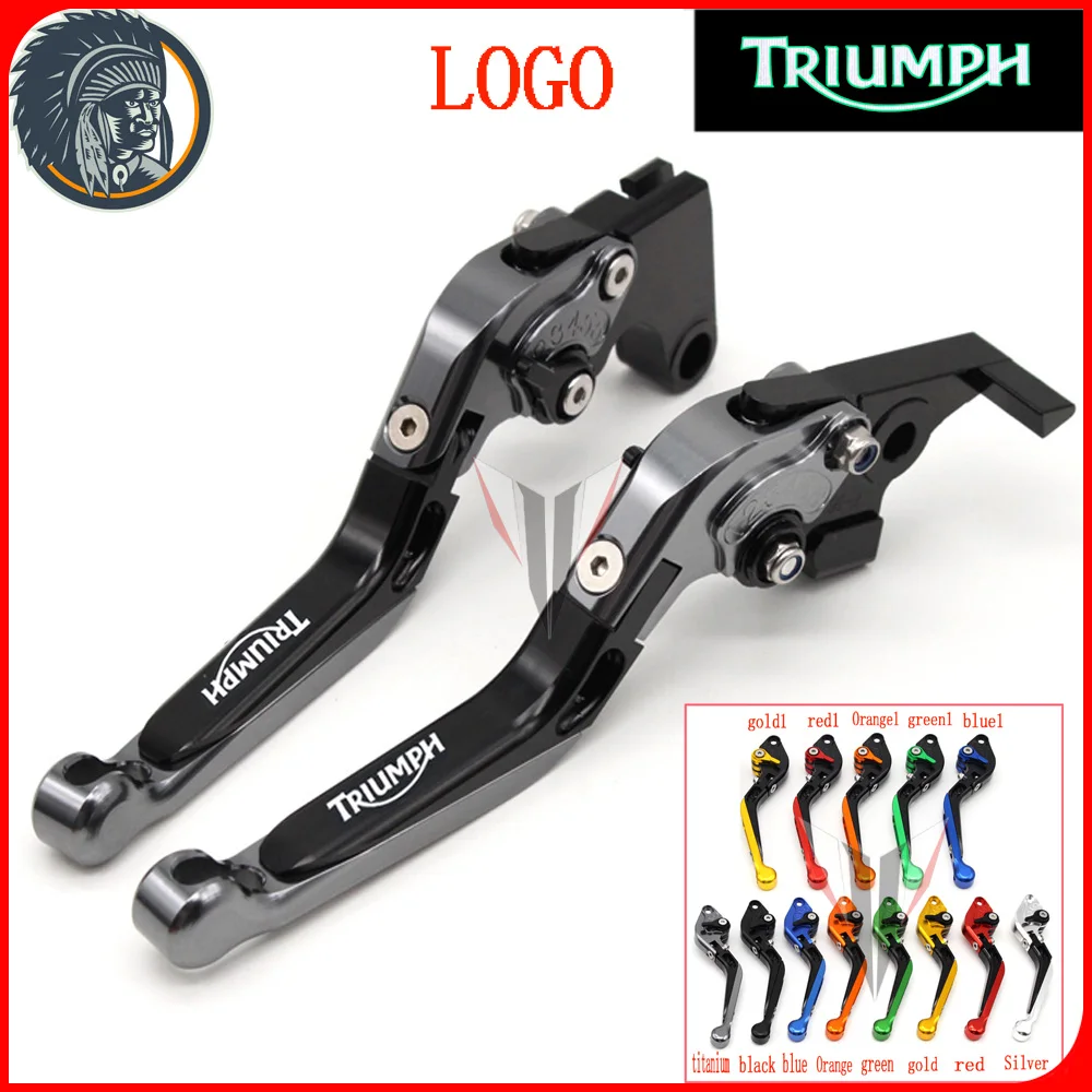 

Sliver+Titanium CNC Adjustable Folding Extendable Motorcycle Brake Clutch Levers For Triumph TIGER 800 XC/XCX/XR/XRX 2015 2016