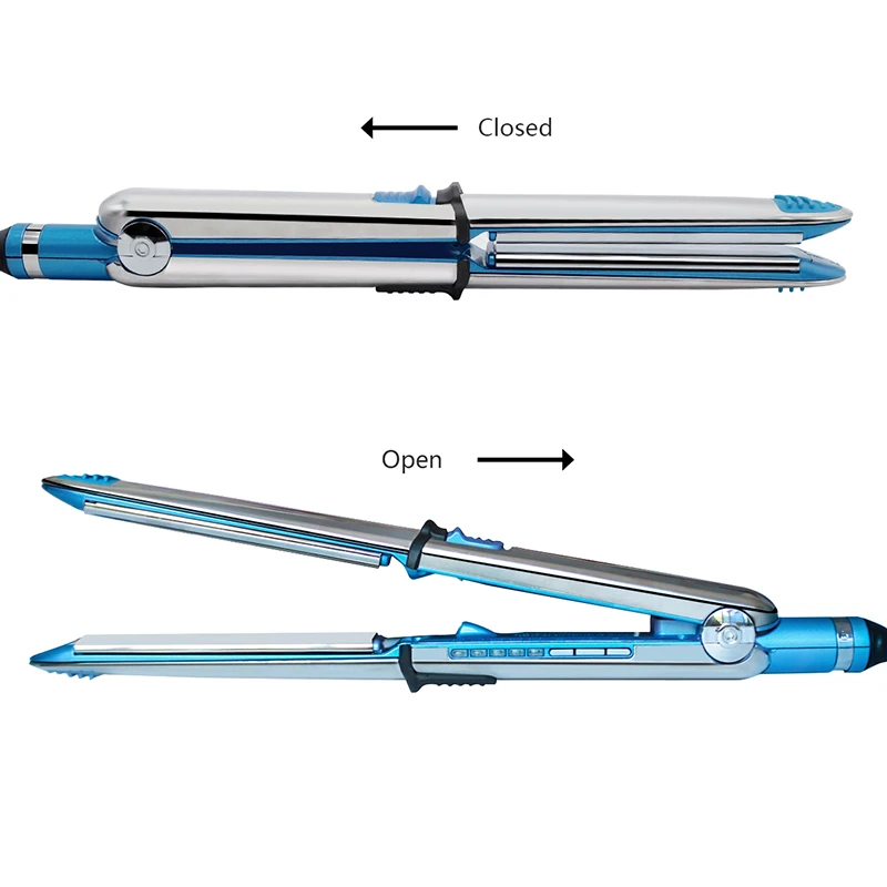 750F Pro нержавеющая сталь 1/4 ''титановый выпрямитель для волос Профессиональный выпрямитель быстрый Электрический Выпрямитель Утюг салон