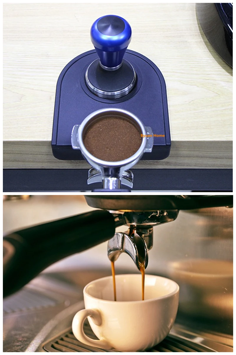 1 шт. 58 мм нержавеющая сталь кофе уплотнитель порошка 3 Размер прокладки дизайн Темпер для кофе, экспрессо кофе разноцветные инструменты