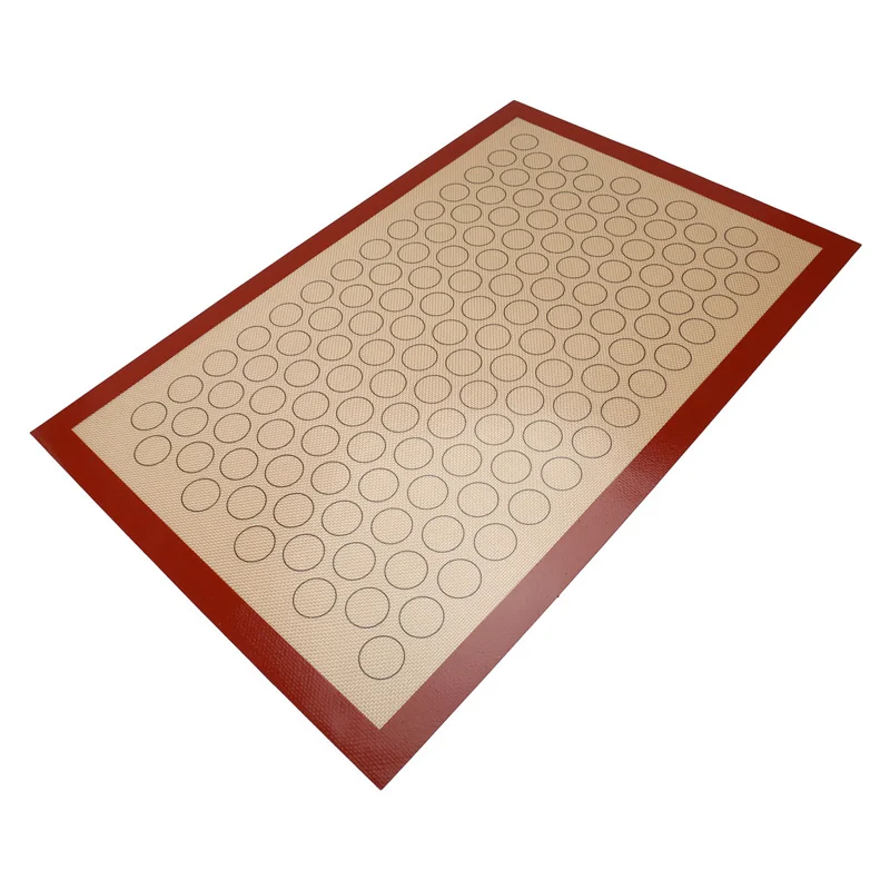 

60*40cm Non-Stick Silicone Baking Mat DIY Large Size Baking Sheet Macaron Pad Cake Cookie Mat Glass Fiber Rolling Dough Mat