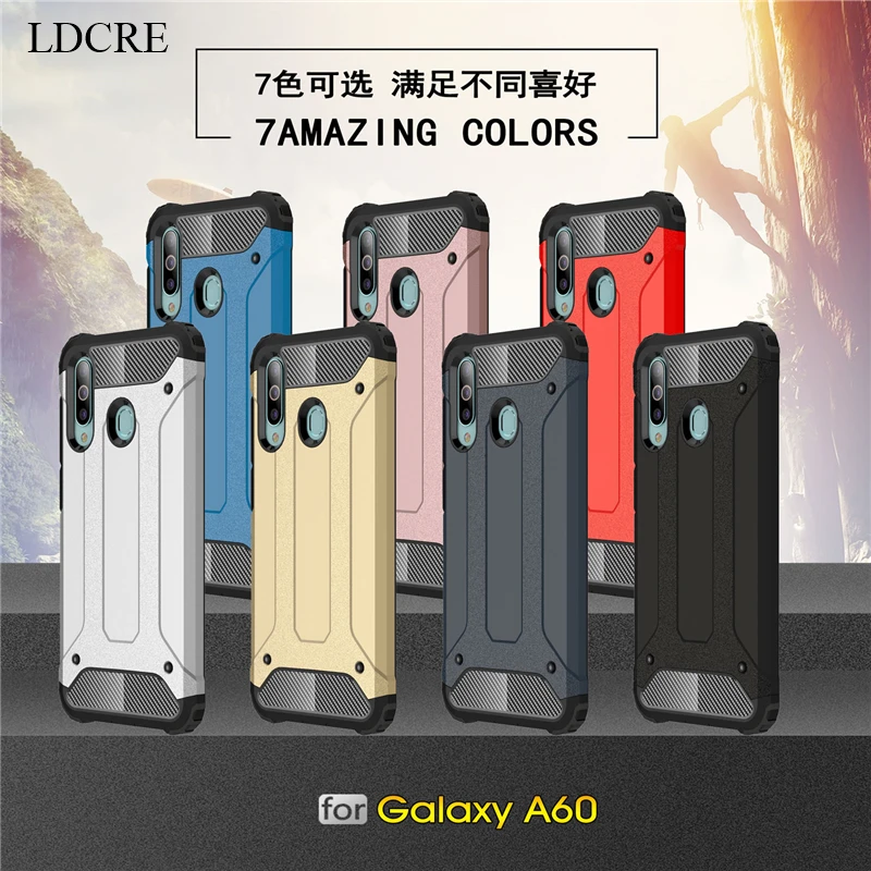 sFor Samsung Galaxy A60 Case SM-A606 Shockproof Armor Rubber Phone Case For Samsung Galaxy A60 Back Cover For Samsung A60 Case