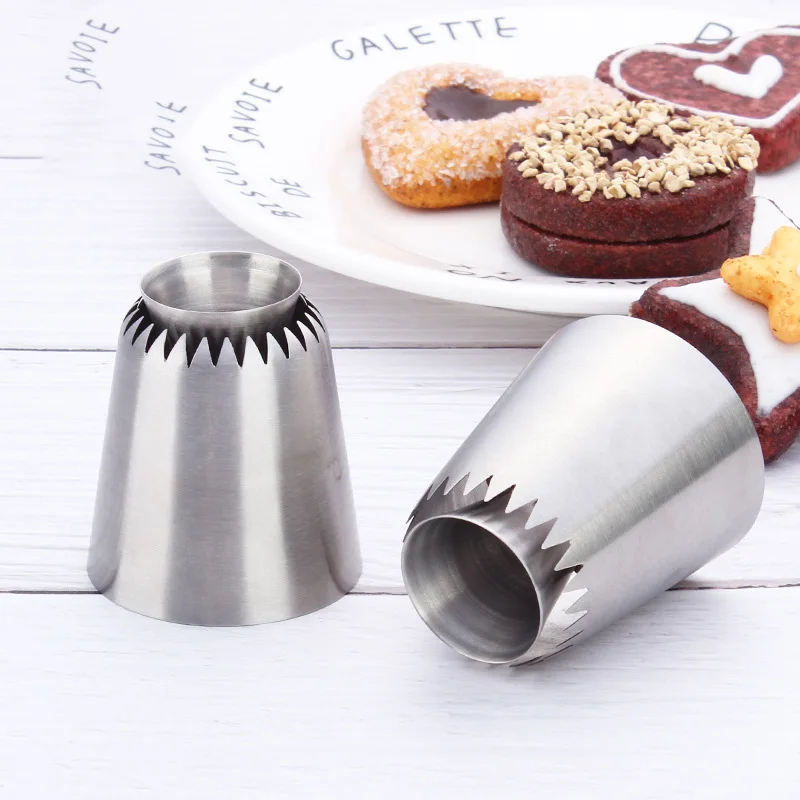 1PC DIY Cookies Pastry Nozzles Stainless Steel Cake Decorating Nozzles
