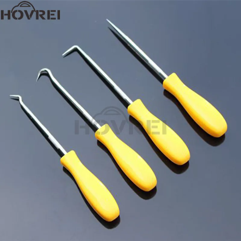 

4Pcs/set Car Pick and Hook Set O Ring Oil Seal Gasket Puller Remover Craft Hand Tools
