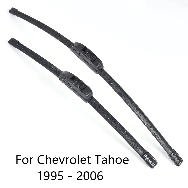 Щетки стеклоочистителя лобового стекла для Chevrolet Tahoe 1995 1996 1997 1998 1999 2000 2001 2002 до Резина стеклоочистителя лобового стекла автомобиля - Цвет: 1995-2006