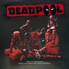 Дисней Marvel X-Men 6-8 см Дэдпул 2 фигурка осанка аниме украшение ПВХ Коллекция фигурка игрушки модель для детей подарок