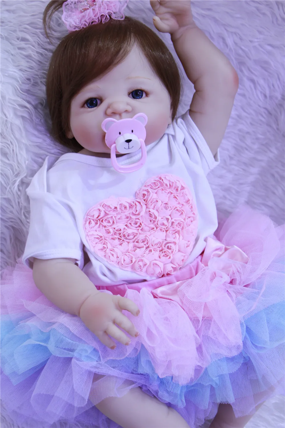 NPK Bebes reborn girl dolls 23 &quot57 см силиконовые куклы с полным корпусом baby victoria реалистичные