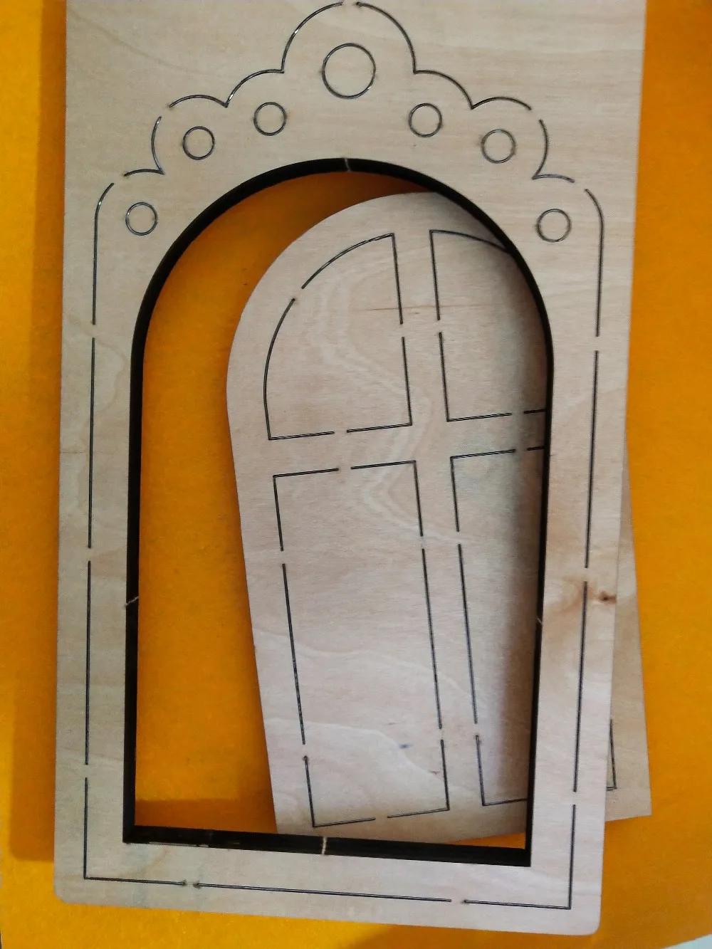 Скрапбук вырезанные небесные окна и двери семейные вечерние формы для подвешивания высечки аксессуары деревянная форма Regola Acciaio die Misura(MY