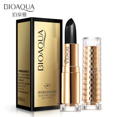 Бальзам для губ BIOAQUA black rose натуральный растительный экстракт увлажняющий