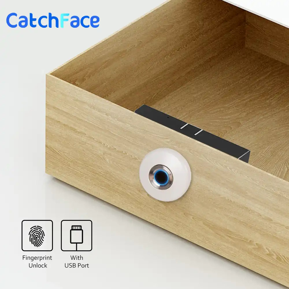 Door Locks Fingerprint Drawer Cabinet Combination Lock