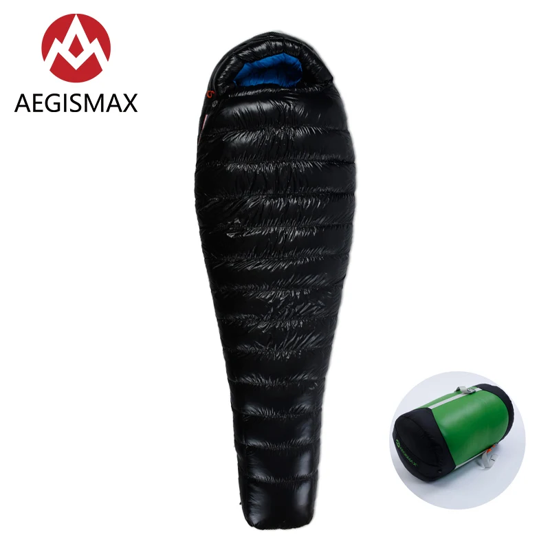 AEGISMAX D4 серия Открытый Отдых осень зима 650FP белый утиный пух Мумия спальный