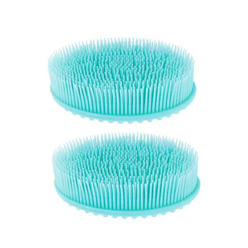 2pcs Silicone Body Brush Skin Exfoliation Pad Skin Health Beauty Care